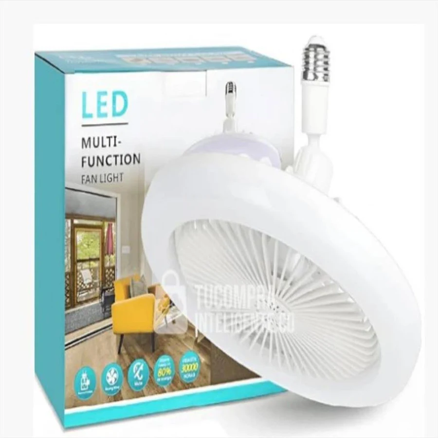 VENTILADOR CON LAMPARA